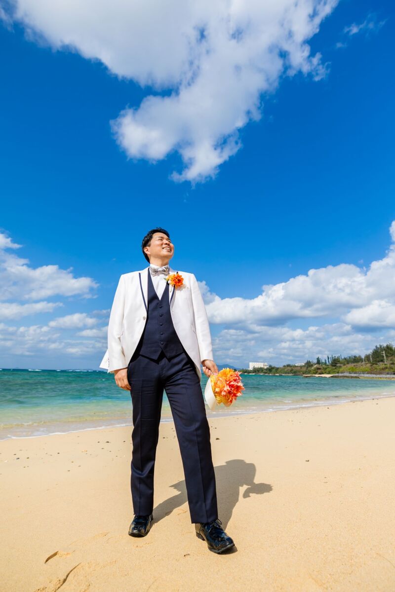 続いてご新郎様のソロショット☆