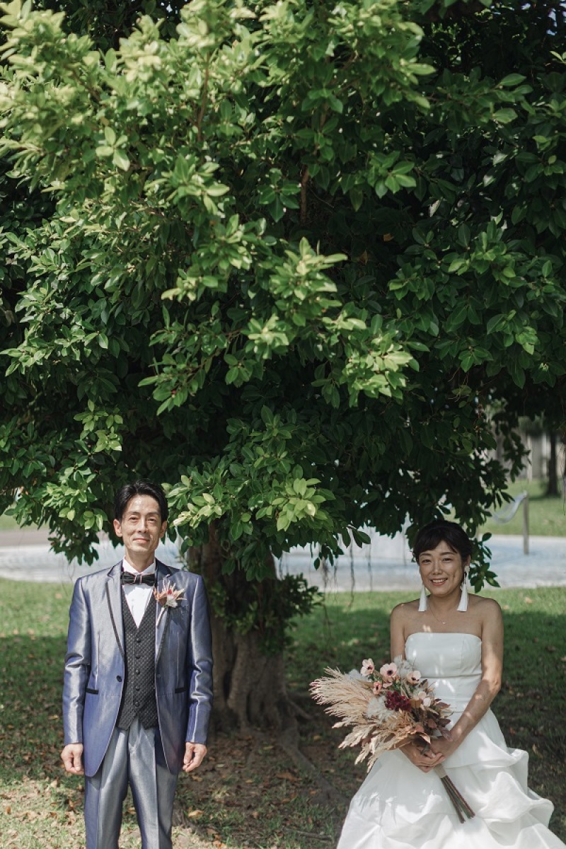 お二人からカメラに目線を頂きました～！