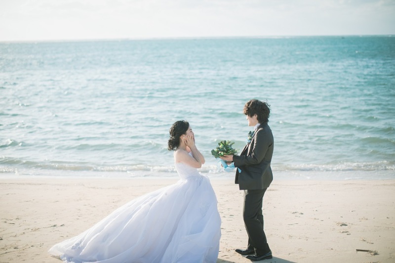 プロポーズショットを撮影中です☆