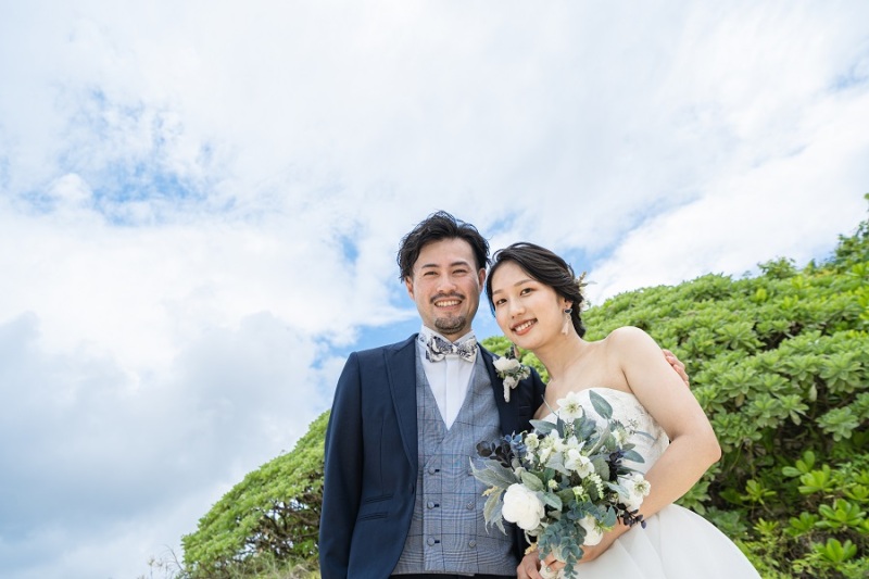 お二人からカメラに目線を頂きました~!