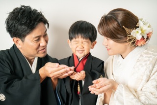 *ファミリーフォト兼ねてのウエディングフォト*