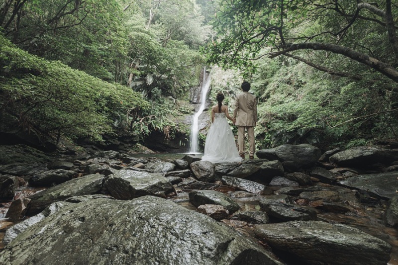 お二人の後ろ姿を撮りました~!!