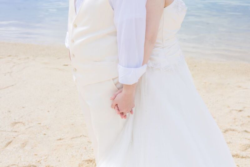 しっかり手と手を♡