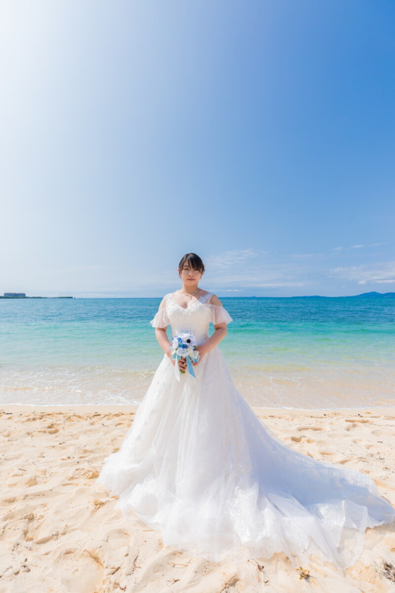 綺麗なご新婦様のソロショット☆