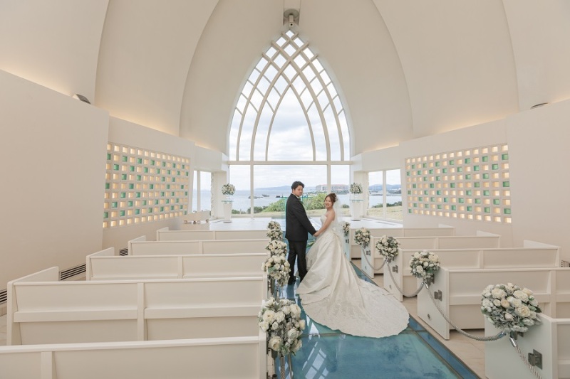 アクアルーチェ・チャペルの撮影スタート☆