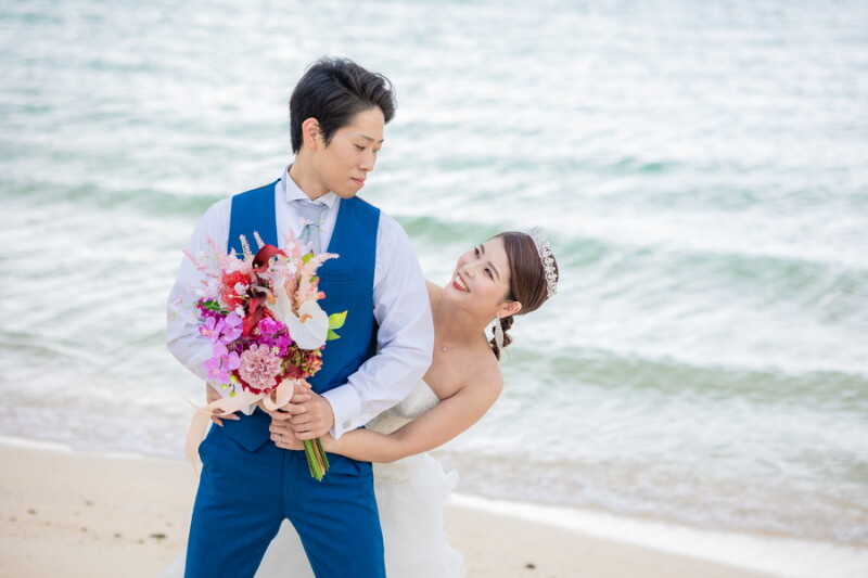 ひょっこり新婦様