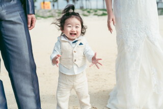 《ビーチフォトツアー》　お子さまも一緒にパシャリ♡