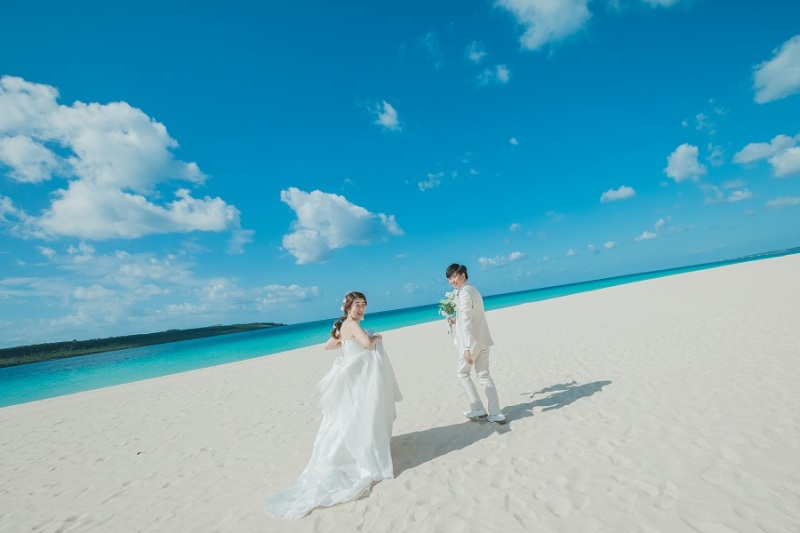 始めはビーチから撮影スタート☆