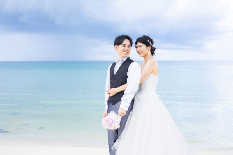 新婦様からのバックHUGも♡