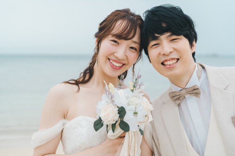 ヘアチェンジをしてビーチ撮影スタート☆