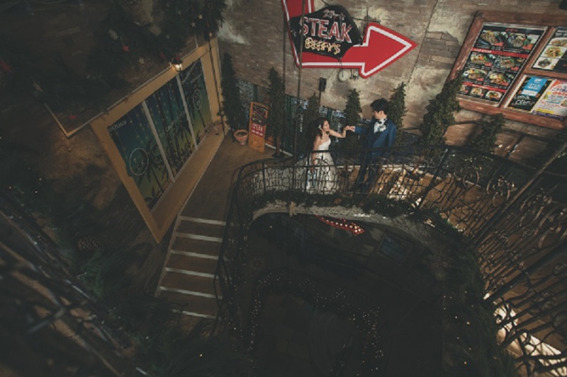 新郎さんにエスコートで♪