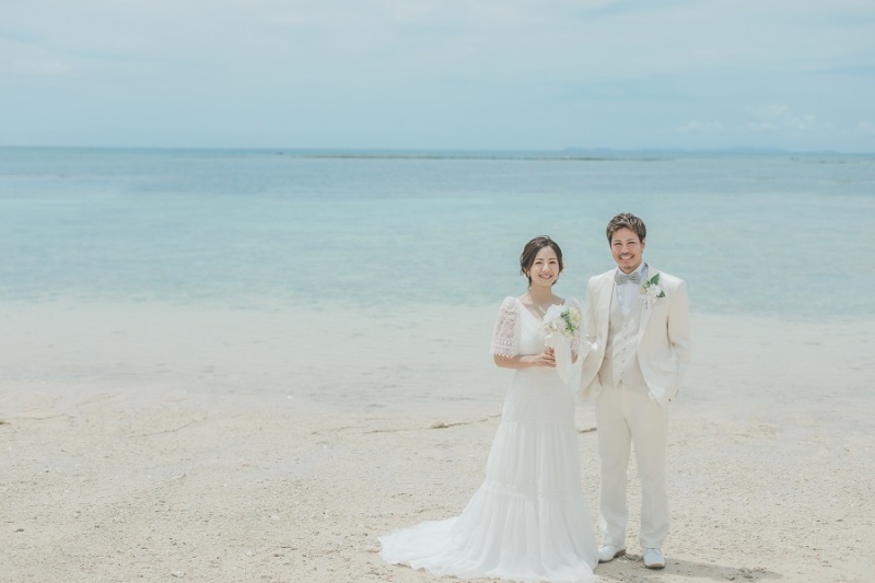 沖縄本島ビーチフォトプラン撮影スタート☆