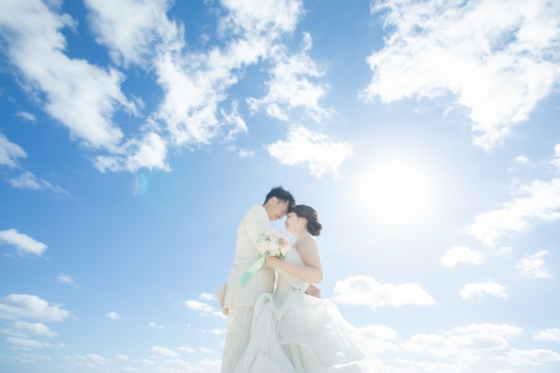 青空を入れて撮りました~~♪