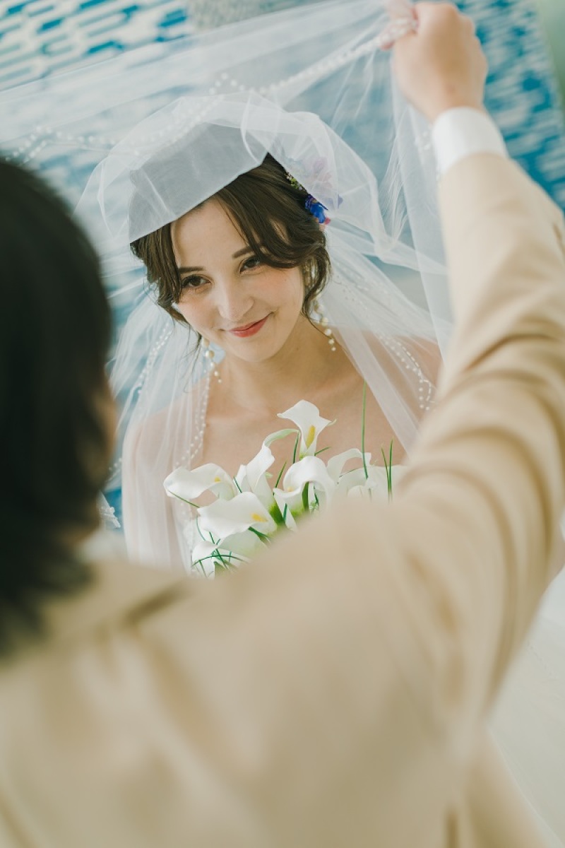 ご新婦様のUPショットを撮りました~