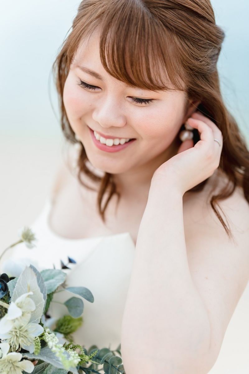 ご新婦様の一人ソロショット撮りました♪