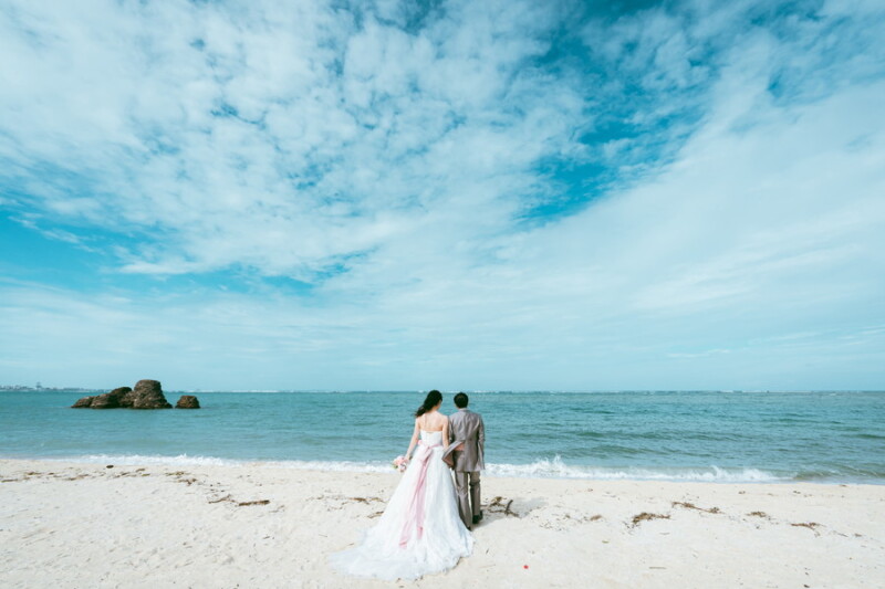 青空と海に包まれて撮影スタート！！