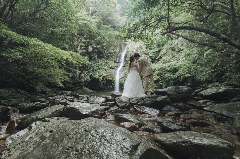 お互いにおでこをくっつけてみました~!