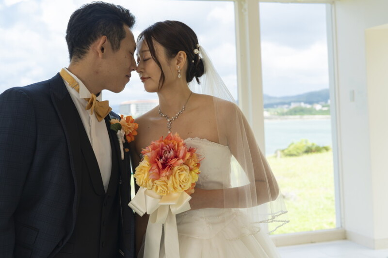 鼻と鼻を重ねて♡