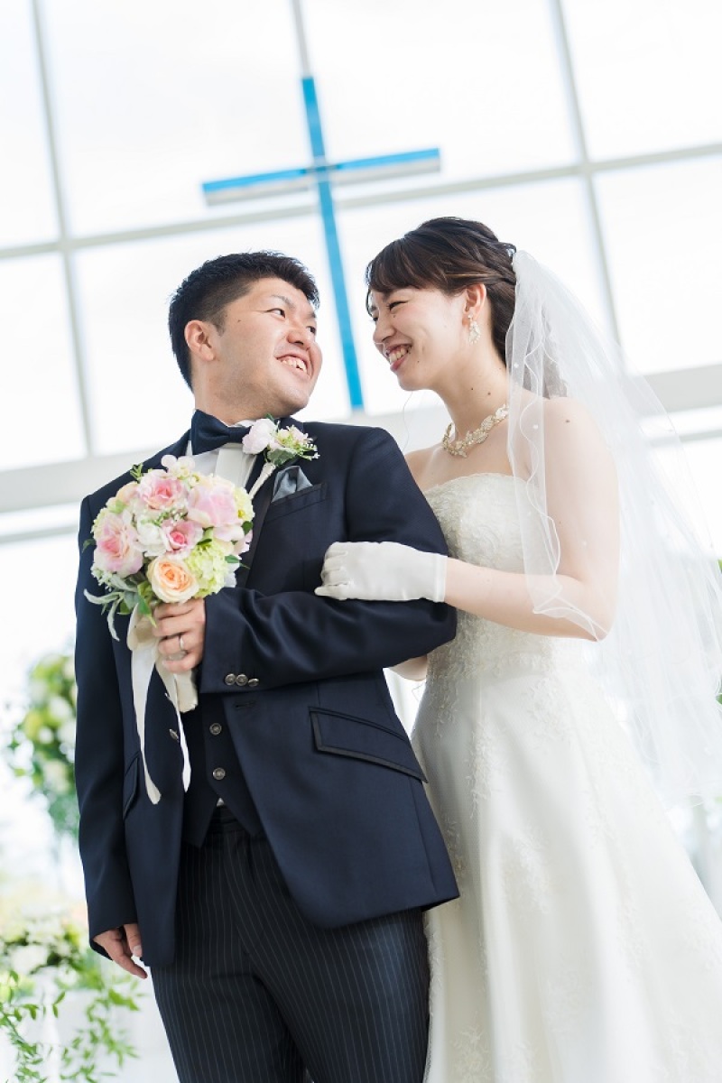 お互いに見つめ合って頂きました~♡
