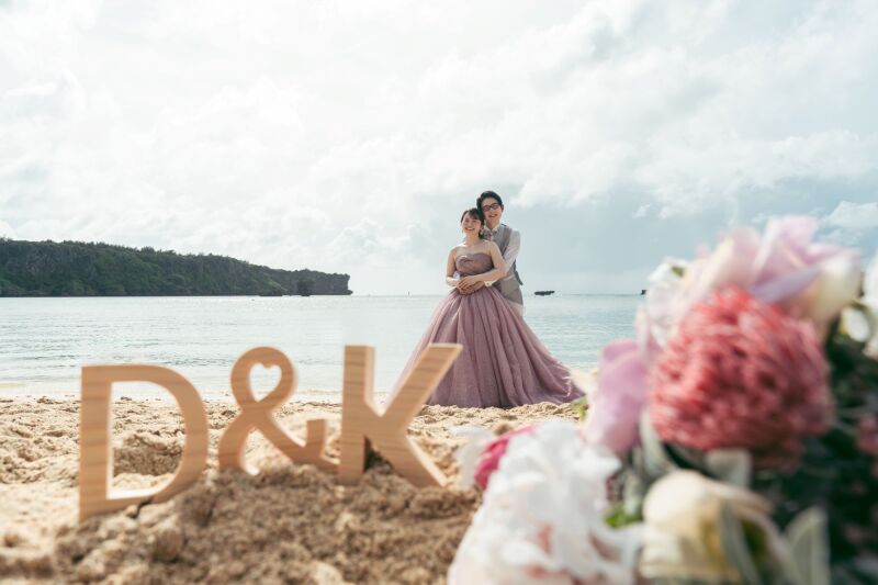 《チャペル&ビーチ》ISAMU MORITAのおしゃれな衣裳で☆彡