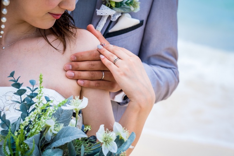 記念に指輪を撮りました♪