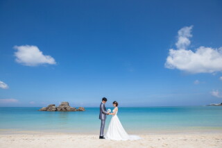 鮮やかなビーチでのショット～～♪