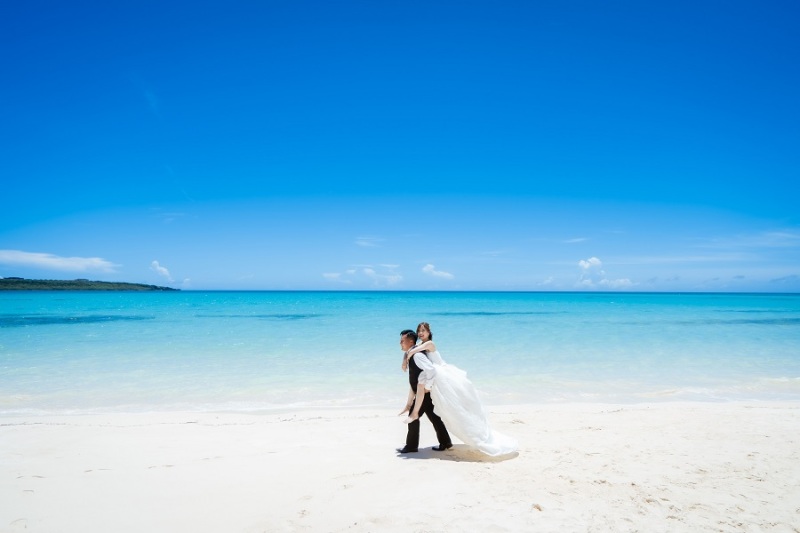 宮古島ビーチ撮影スタートです☆