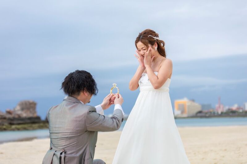 小物を使って ~ 大きいRINGでプロポーズ ~