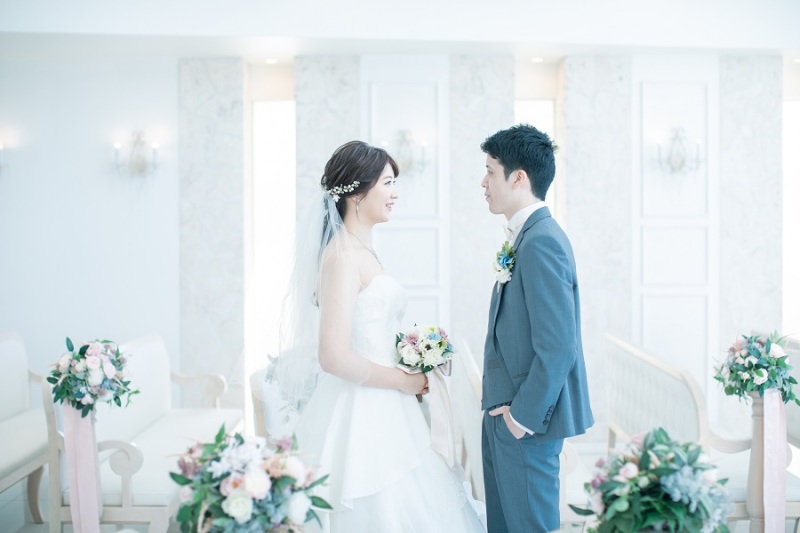 お互いに見つめ合って♪