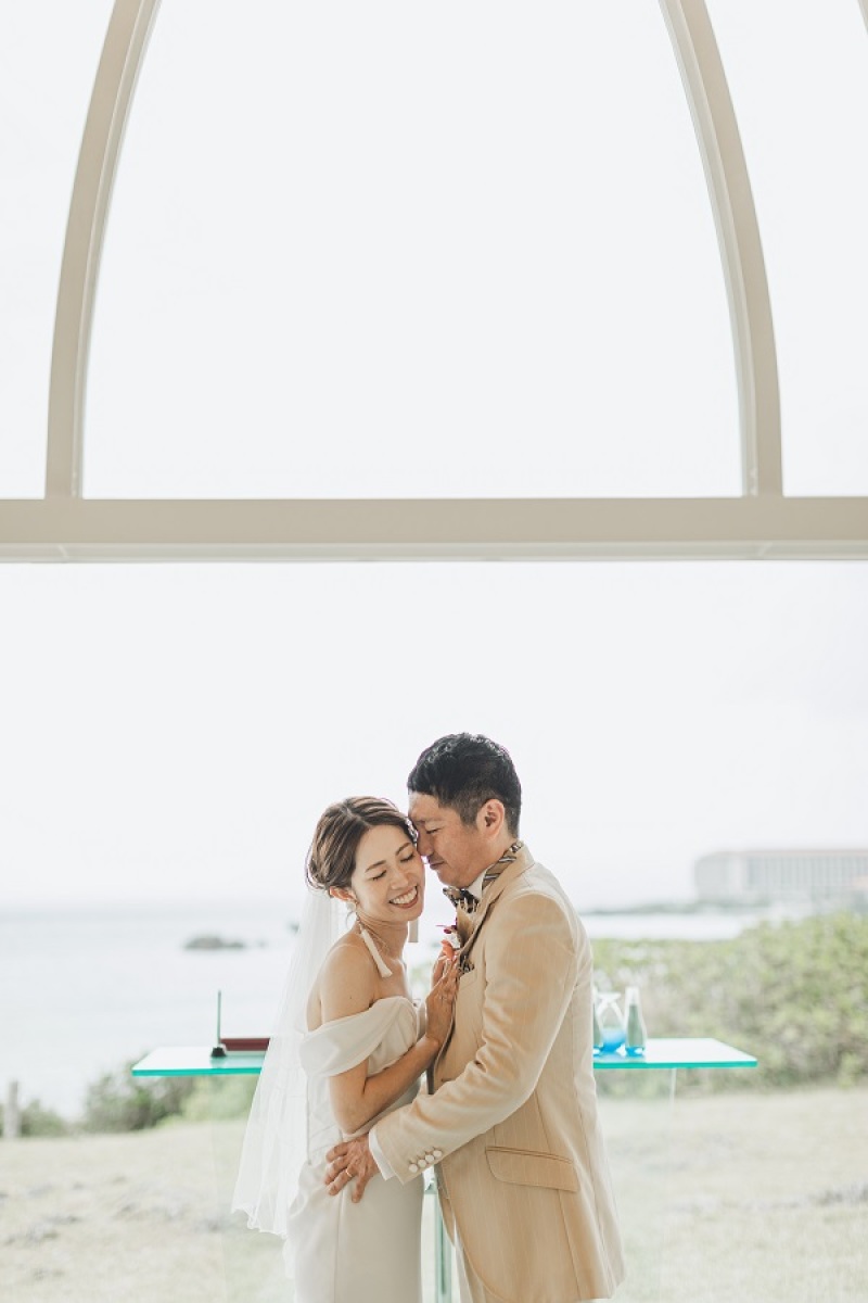 ウエディングキスを撮影中です♡