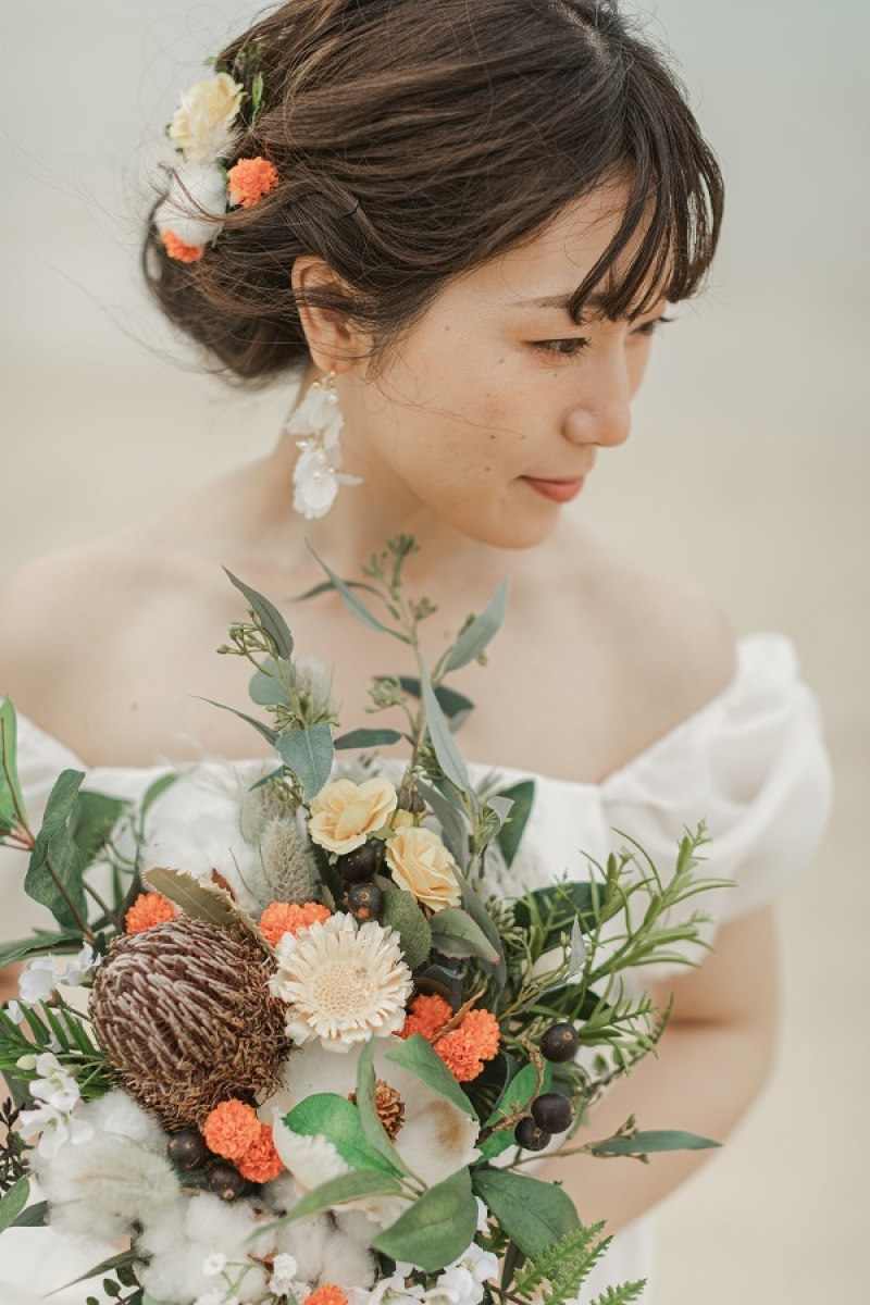 花嫁さんの上半身UPショット☆