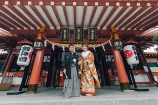 波上宮で和装と沖縄のビーチで私たちらしさを❤