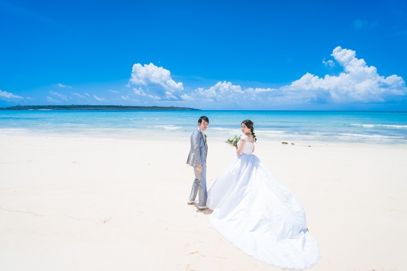 お二人の後ろ姿を撮影しました~!