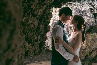 《真栄田岬＆ビーチフォトツアー》自然いっぱいの場所で、おふたりだけの時間