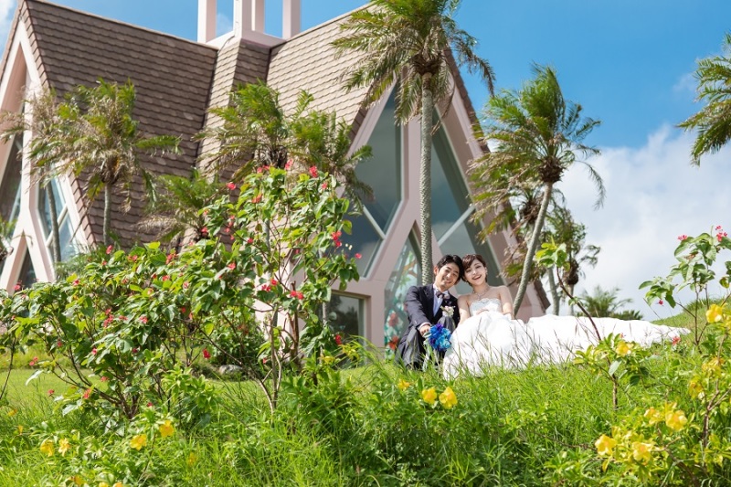 チャペル周辺のお写真も人気です！