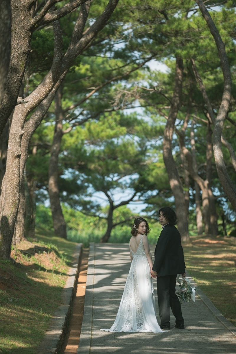 お二人のバックショット~~