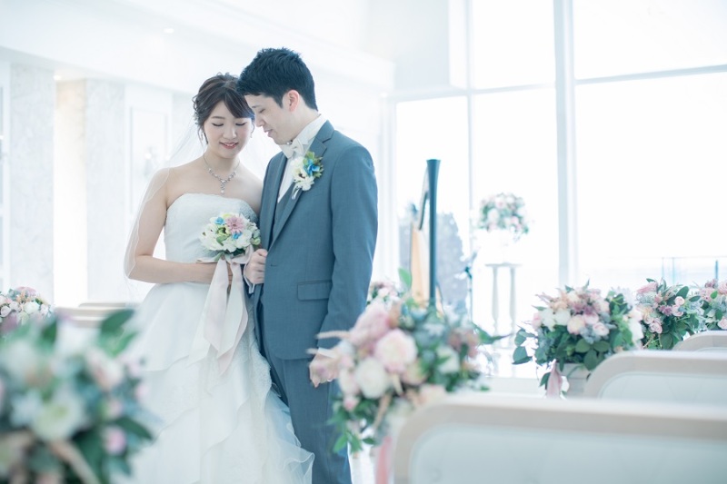 バージンロードの真ん中で♪