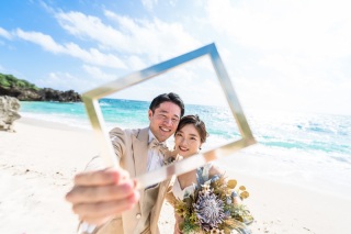 宮古島ビーチ♪デイタイム＆サンセットタイムショット～～☆彡