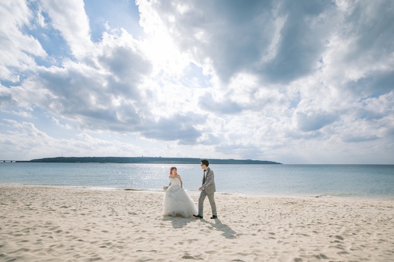 浜辺で走ってみました~♪