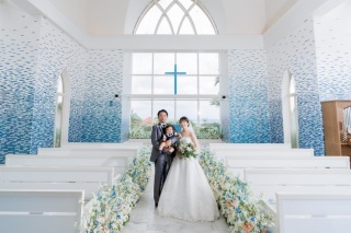 *宮古島へ家族旅行兼ねての賑やかなファミリーフォトウエディング*