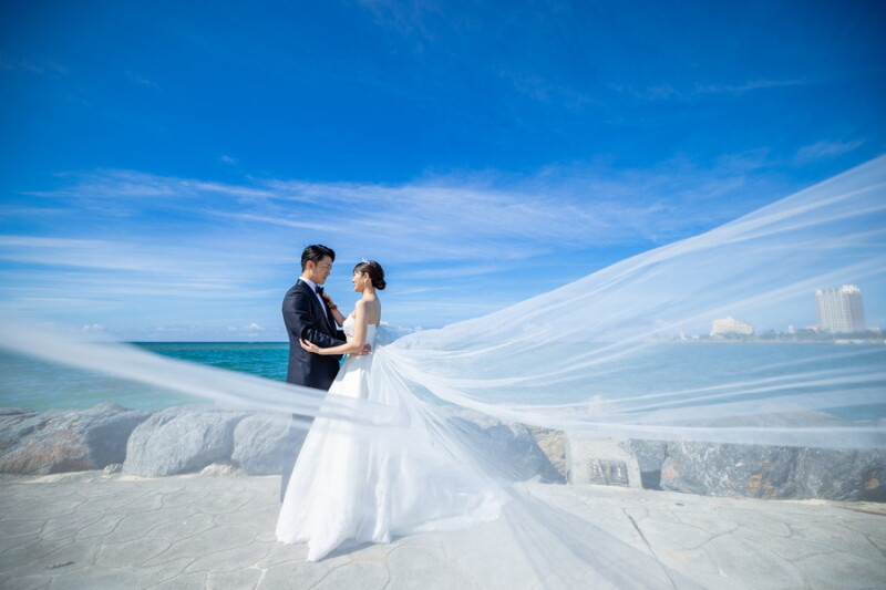 ヴェールを使って