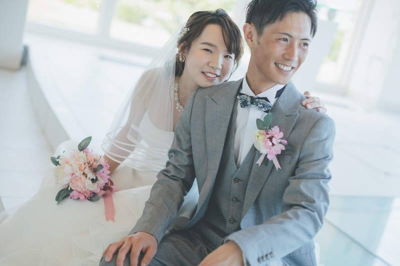 お二人の爽やかな笑顔がすてき♡