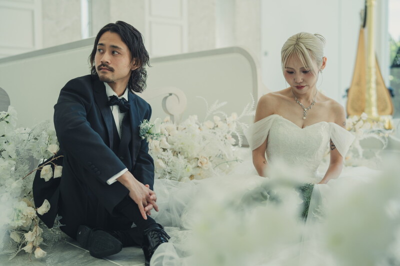 お花に囲まれて☆