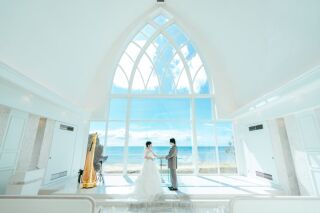 《アクアグレイスチャペル＆ビーチPLAN》自然光輝くフォトwedding