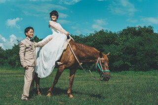 «ホース＆ビーチフォトプラン»馬と一緒にロマンティックな撮影～☆