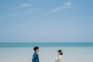 晴天でのHappyビーチショット&感動のチャペルショット～♡