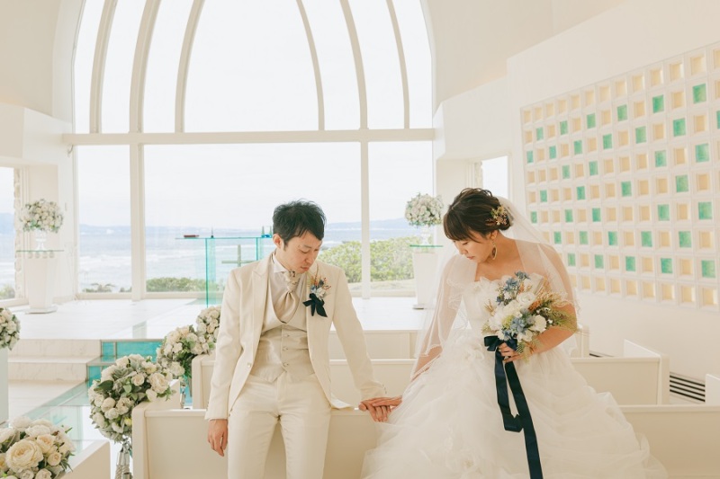 ウエディングドレスは、プリンセスライン♪