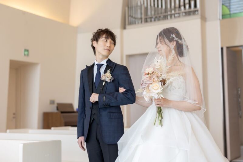 Wedding ステップで入場