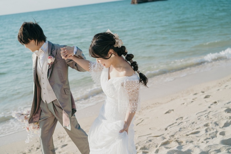 浜辺をお散歩☆