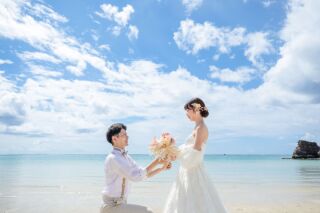 ♡チャペル×ビーチフォト♡